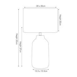 Pacific Lifestyle Flora Table Lamp 11 Pacific Lifestyle Flora Table Lamp -Dunelm Shop 30803398 alt04