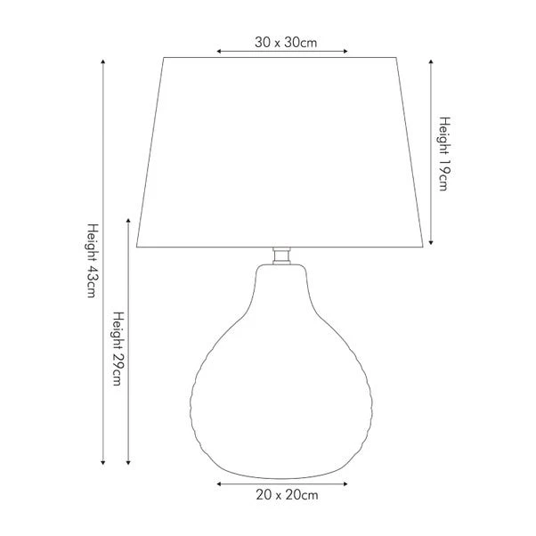 Pacific Lifestyle Rhea Table Lamp 6 Pacific Lifestyle Rhea Table Lamp - Image 5