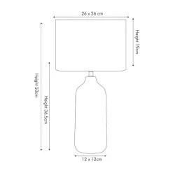 Pacific Lifestyle Venus Table Lamp 11 Pacific Lifestyle Venus Table Lamp -Dunelm Shop 30803552 alt04