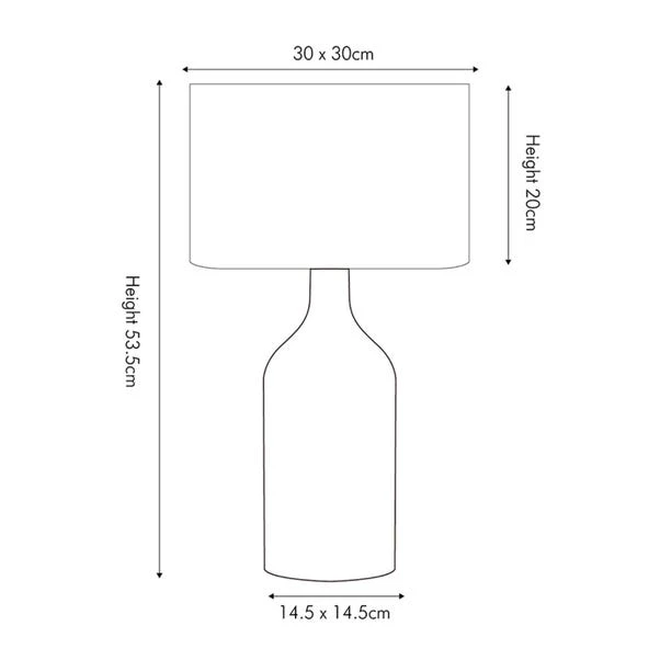Pacific Lifestyle Poiret Table Lamp 8 Pacific Lifestyle Poiret Table Lamp - Image 6