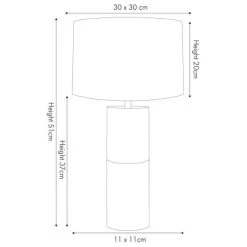 Pacific Lifestyle Etosha Table Lamp -Dunelm Shop 30804016 alt03