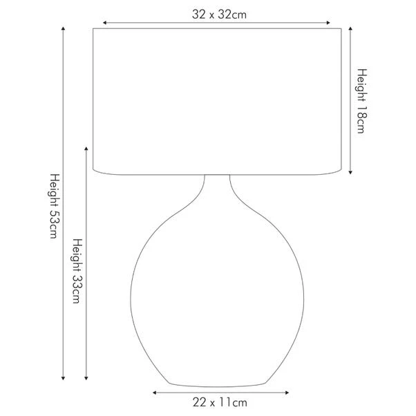 Pacific Lifestyle Gemini Silver Table Lamp 6 Pacific Lifestyle Gemini Silver Table Lamp - Image 4