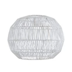 Dunelm Wicker Woven Easy Fit Pendant White 10 Dunelm Wicker Woven Easy Fit Pendant White -Dunelm Shop 30808830 alt05