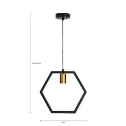 Dunelm Hexa 1 Light Ceiling Fitting 12 Dunelm Hexa 1 Light Ceiling Fitting -Dunelm Shop 30818432 alt07