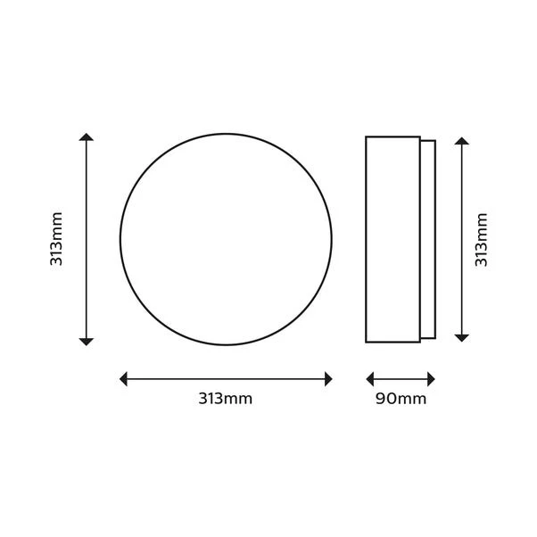 Philips Balance Integrated LED Bathroom Ceiling Light 5 Philips Balance Integrated LED Bathroom Ceiling Light - Image 3