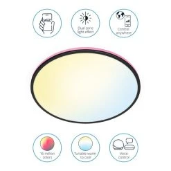 WiZ Connected WiZ Aura Smart LED Ceiling Light 10 WiZ Connected WiZ Aura Smart LED Ceiling Light -Dunelm Shop 30838382 alt02