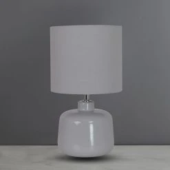 Dunelm Oslo Set Of 2 Ceramic Dove Grey Table Lamp 9 Dunelm Oslo Set Of 2 Ceramic Dove Grey Table Lamp -Dunelm Shop 60210631 alt02